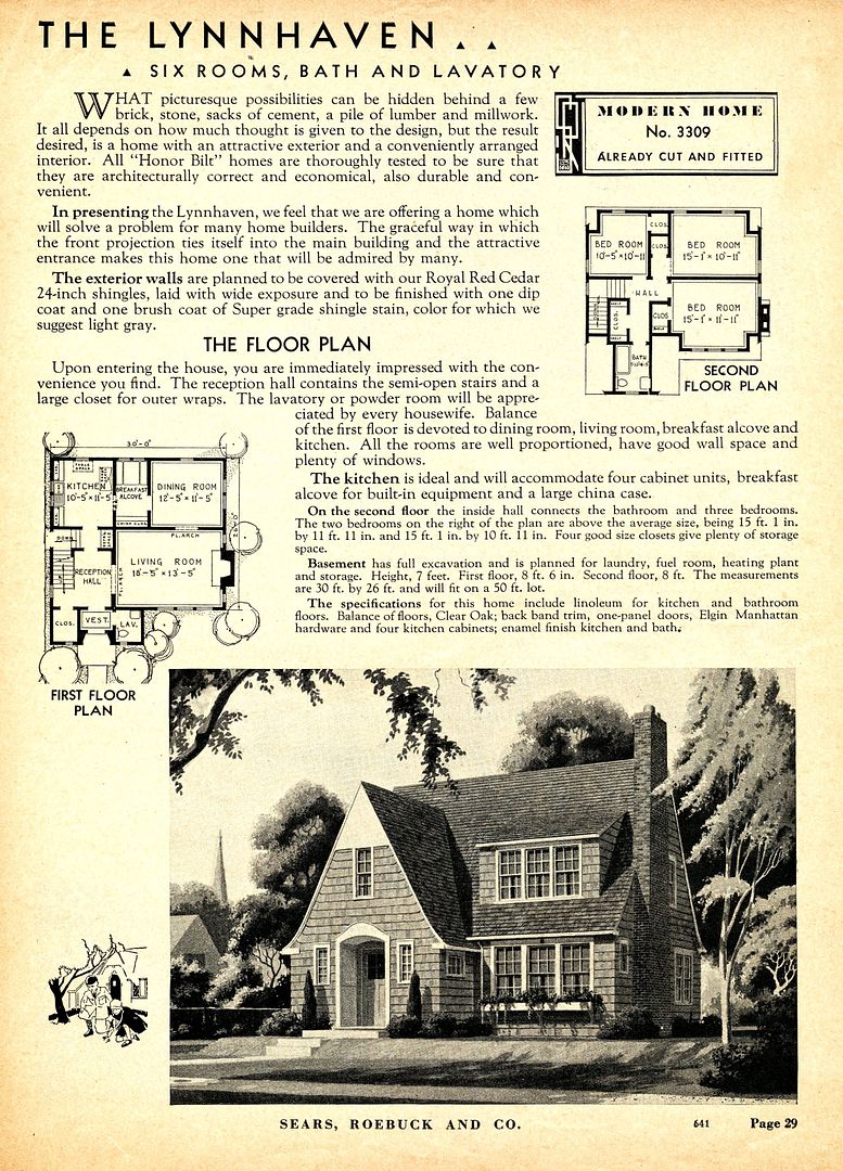 What are some historical house plans of Sears homes?